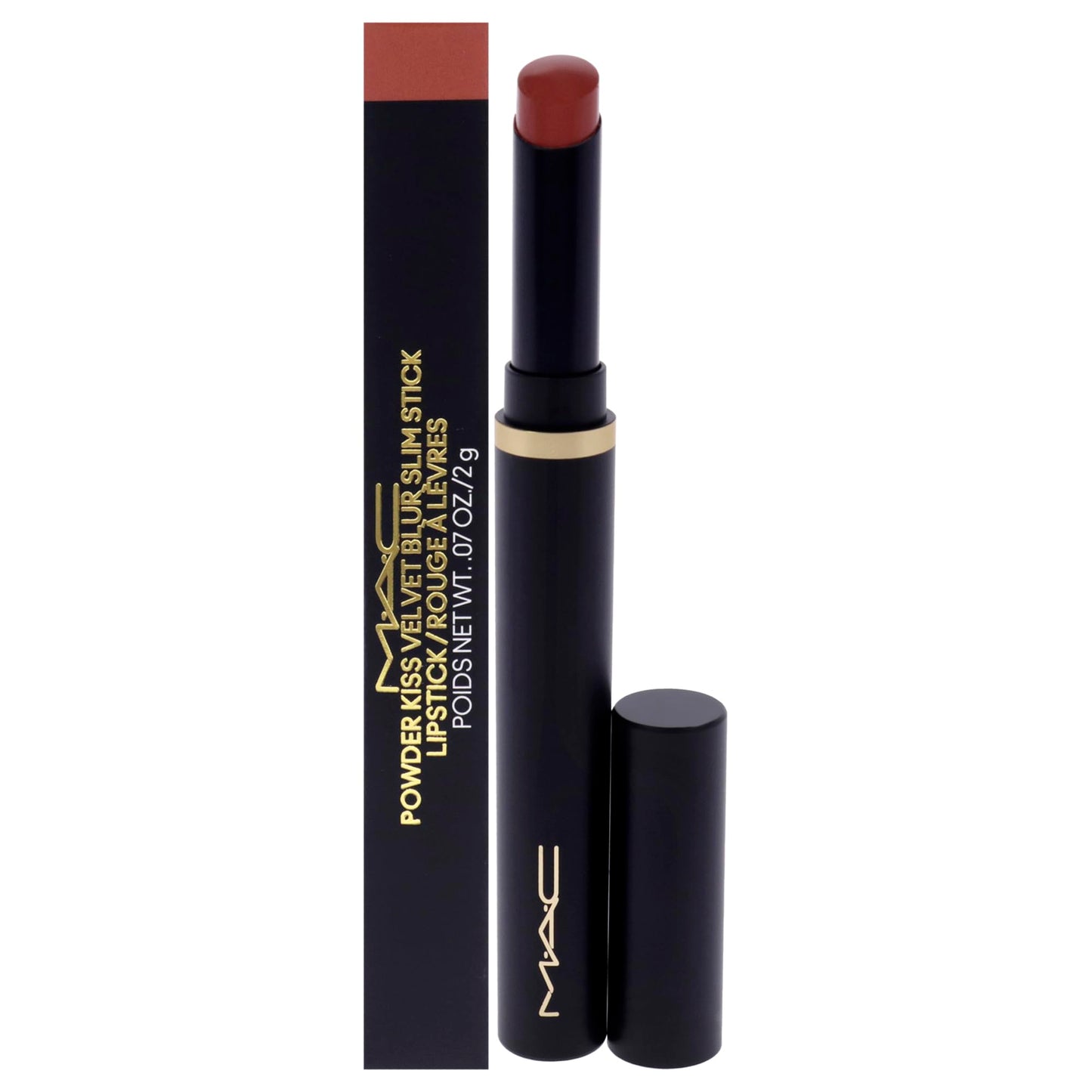 Powder Kiss Velvet Blur Slim Stick - 891 Mull It Over by MAC for Women - 0.07 oz Lipstick Beauty & Personal Care MAC