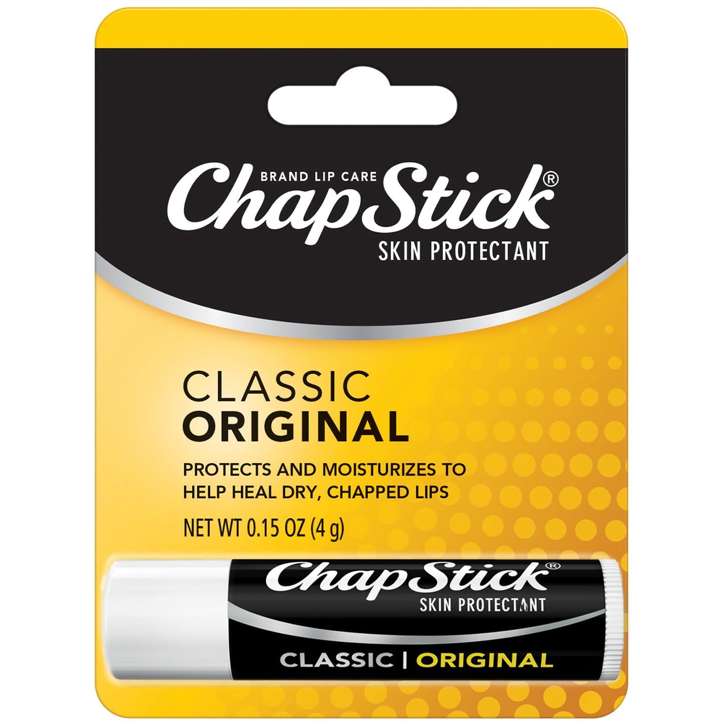 ChapStick Classic Original Lip Balm Tubes, Lip Care - 0.15 Oz (Pack of 1) Beauty and Personal Care ChapStick