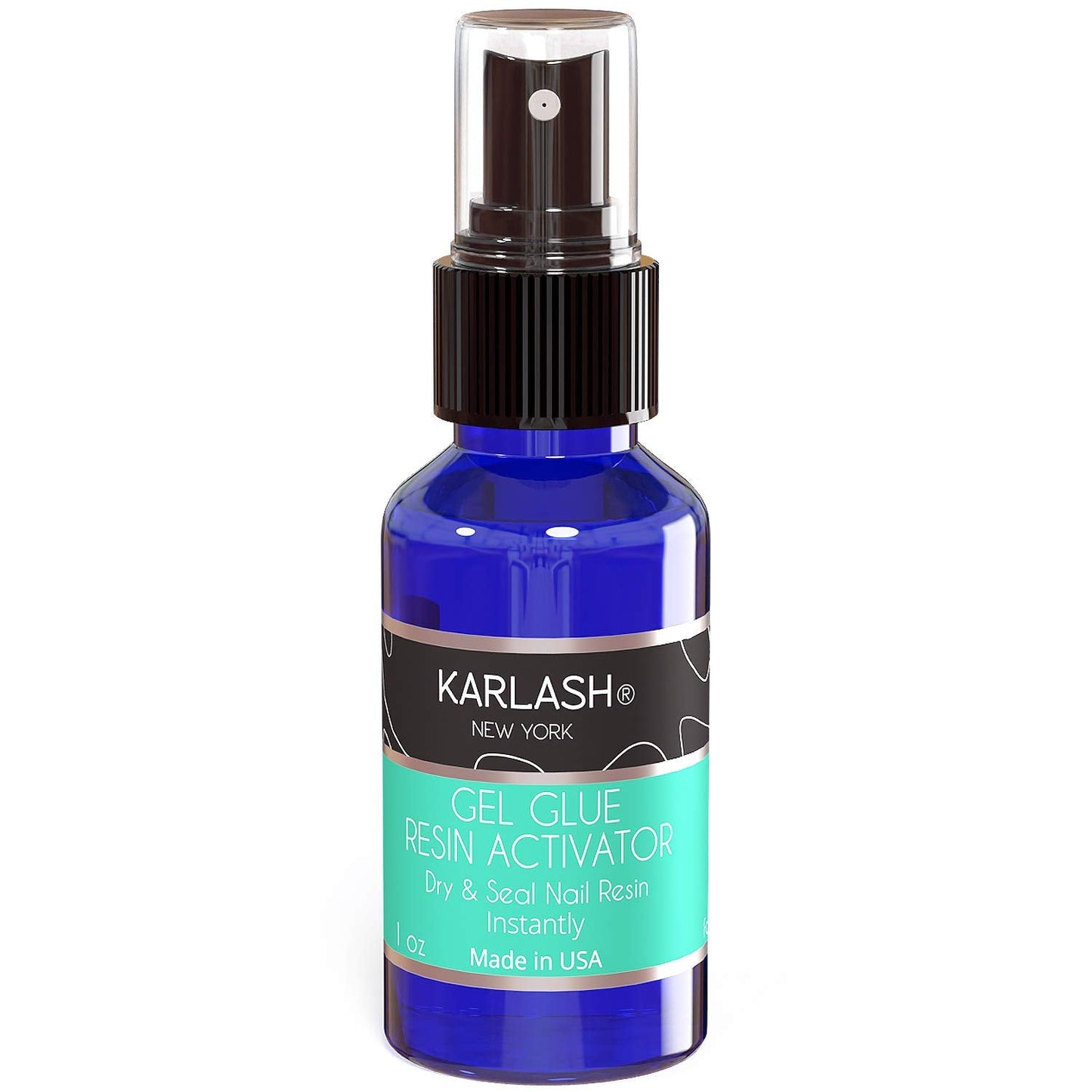 Karlash Professional Dip System Brush On Glue Gel 0.5 oz & Resin Gel Glue Activator 1 oz. Beauty & Personal Care Karlash