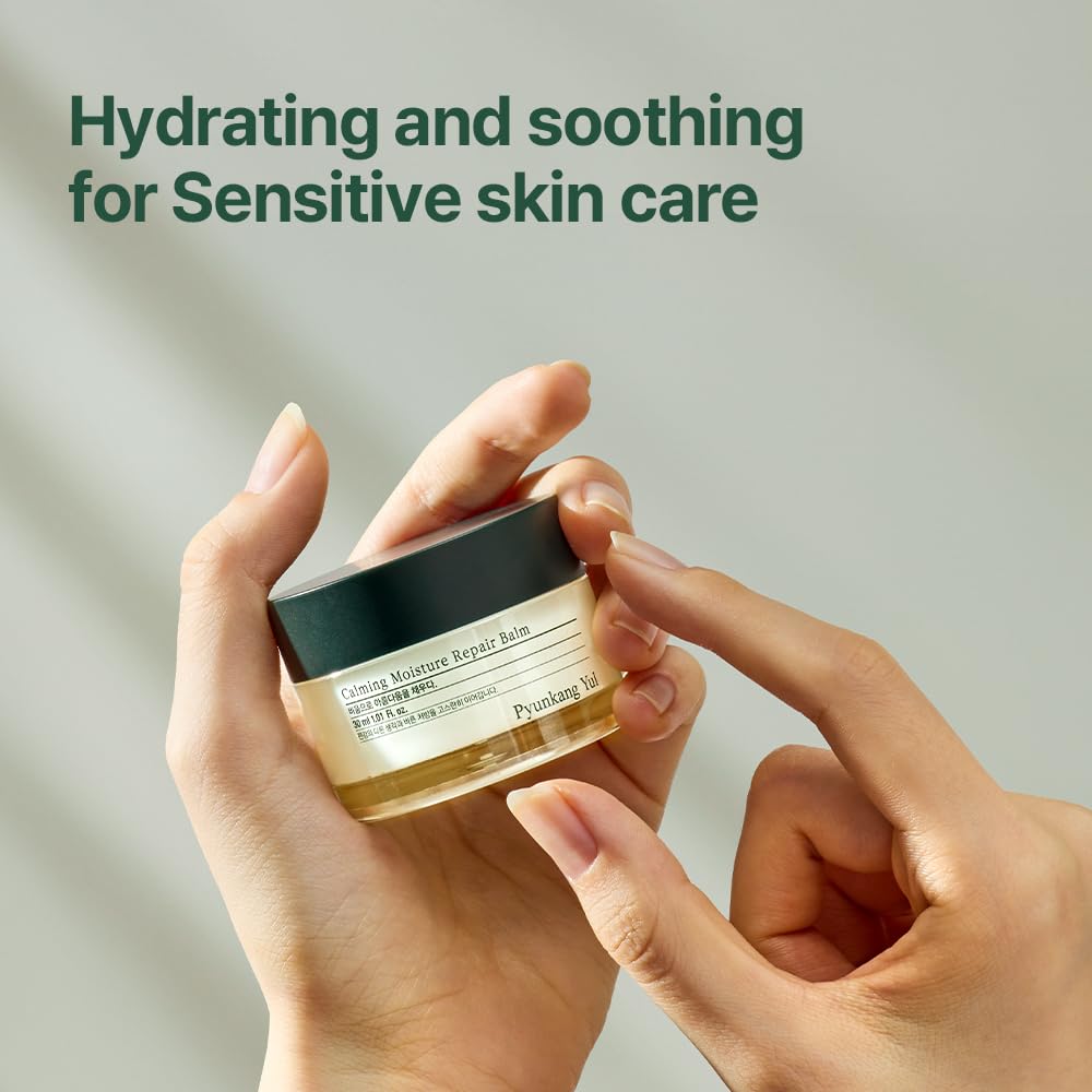 Pyunkang Yul PKY Calming Moisture Repair Balm Instantly Calms Sensitive Skin, Face Moisturizer with Deep and Rich Nourishment, Vegan, Korean Skincare Beauty and Personal Care Pyunkang Yul