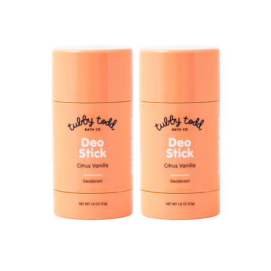 TUBBY TODD Deo Stick - Kids Deodorant - Aluminum-Free, Baking Soda-Free, Citrus Vanilla Deodorant for Sensitive Skin - Odor Protection with Tapioca Beauty and Personal Care TUBBY TODD