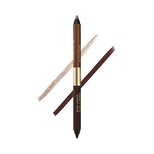 Estée Lauder Smoke and Brighten Long-Lasting Waterproof Kajal Eyeliner Pencil Duo, 0.03 Ounce, Dark Chocoloate/Rich Bronze Beauty & Personal Care Estée Lauder