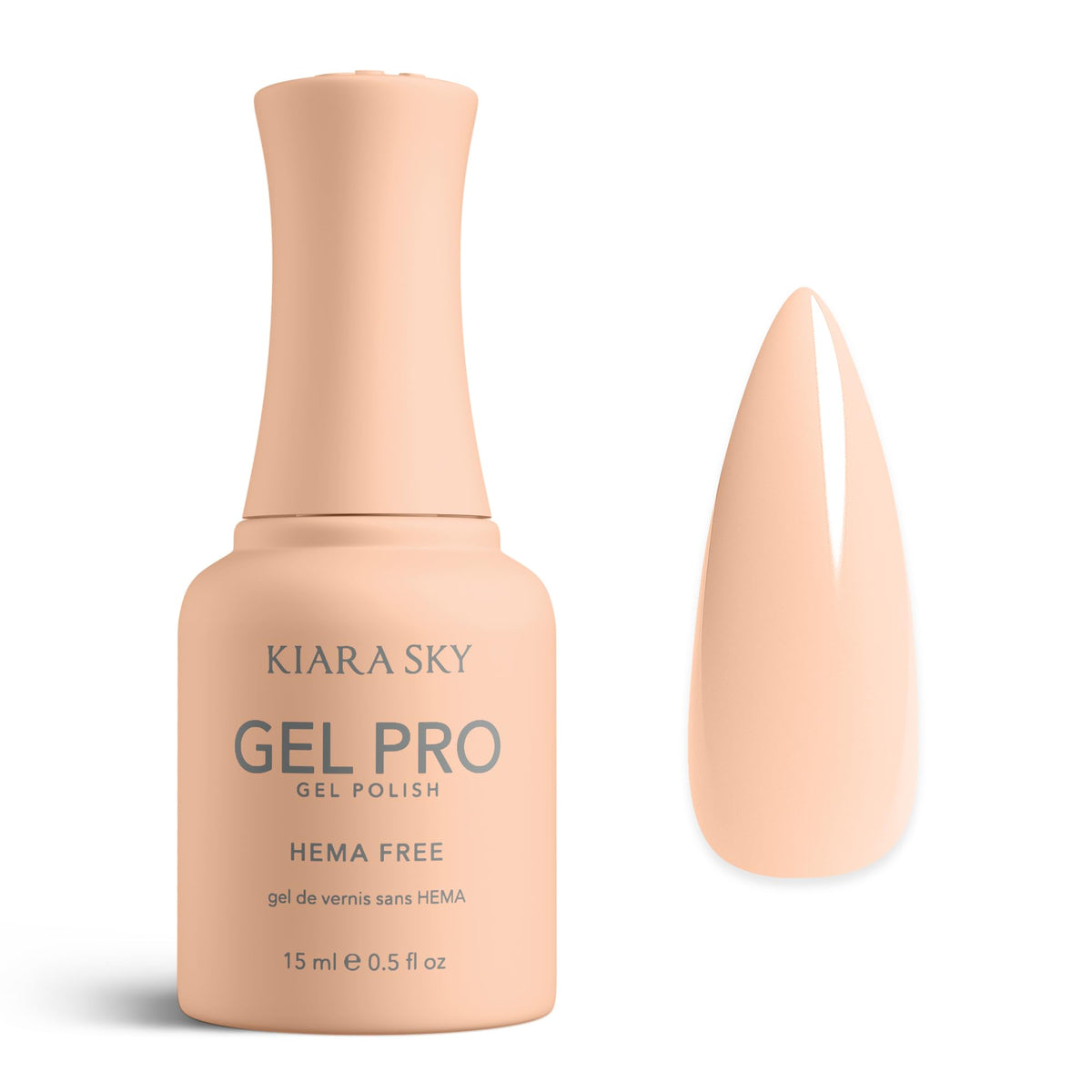 KIARA SKY Gel Pro HEMA-Free Gel Nail Polish | Full Coverage, 28+ Day Wear, Self-Leveling, UV/LED Soak-Off, 0.5 fl oz | Fuzzy Feelings #022