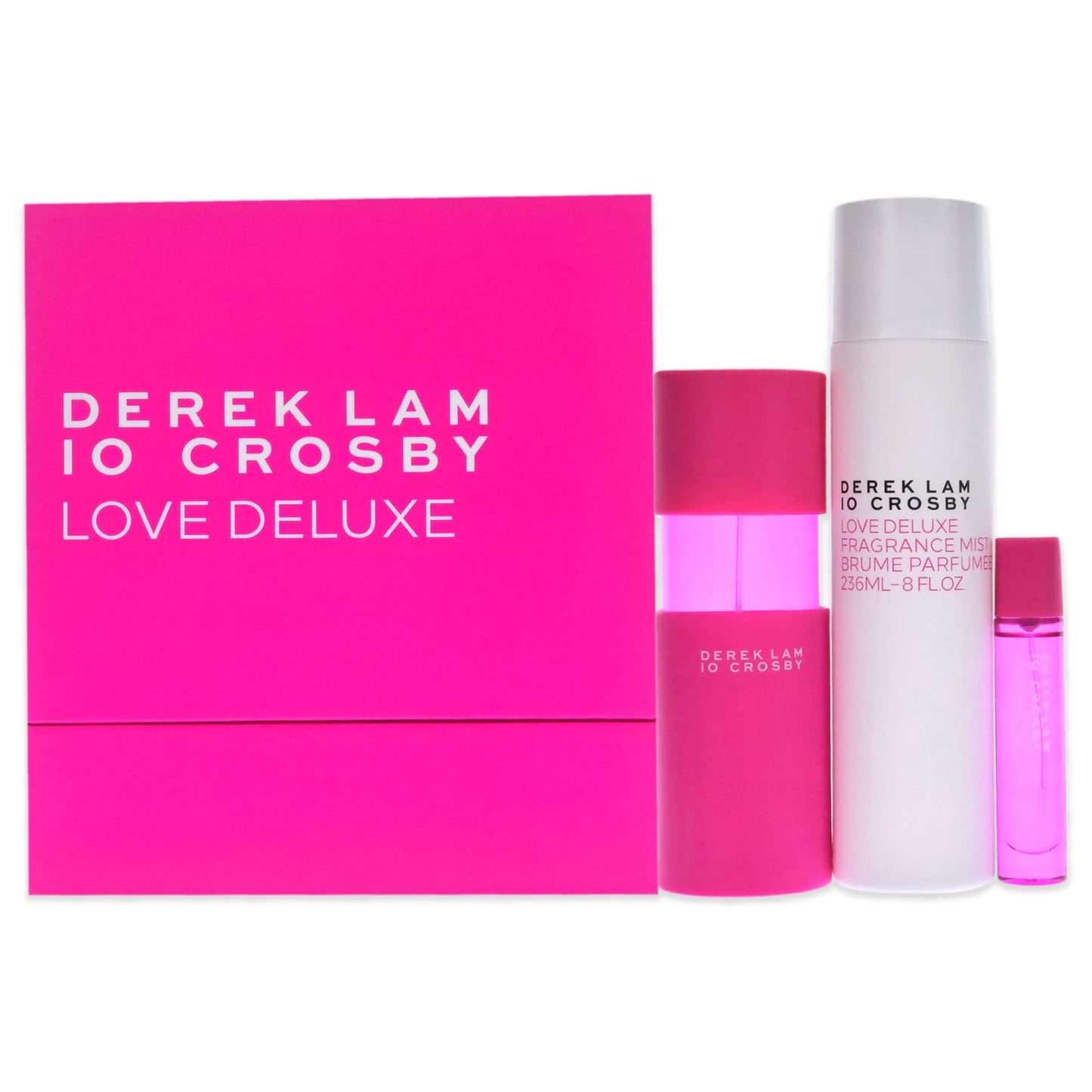 Derek Lam 10 Crosby - Love Deluxe - 3 Pc Gift Set - 3.4 Oz Eau De Parfum, 0.3 Oz Eau De Parfum, 8 Oz Fragrance Mist - Delicate, Refreshing Scent Beauty & Personal Care Derek Lam