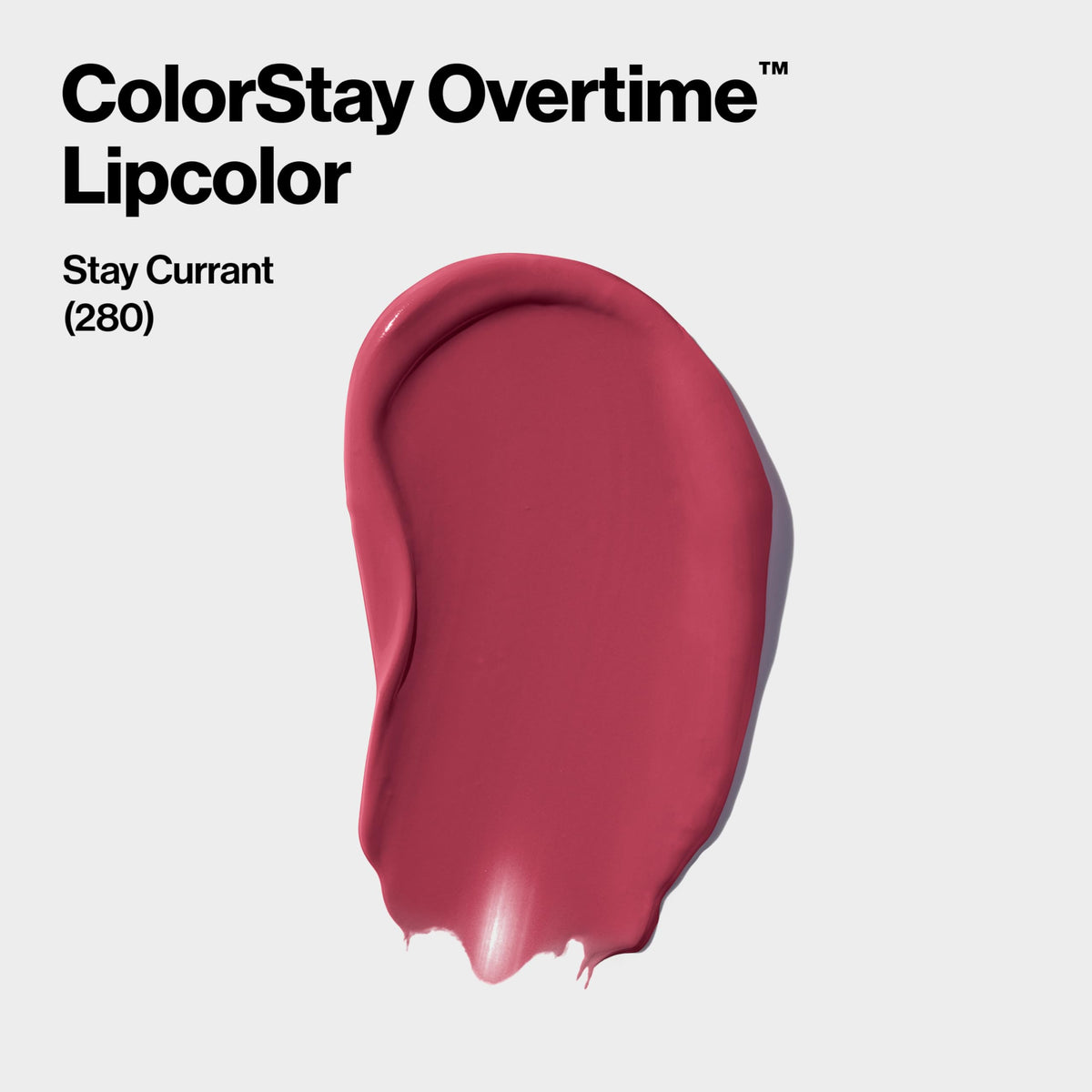 Revlon Liquid Lipstick with Clear Lip Gloss, ColorStay Overtime Lipcolor, Stocking Stuffer for Women, 280 Stay Currant, 0.07 fl oz Beauty & Personal Care REVLON