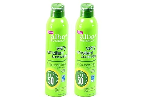Alba Botanica Spf50 Sunscreen 6 Ounce Clear Spray Fragrance Fre (177ml) (2 Pack) Beauty & Personal Care Alba Botanica