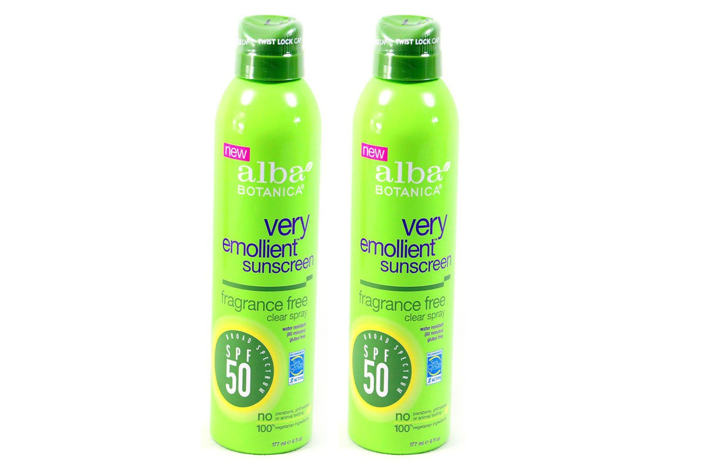 Alba Botanica Spf50 Sunscreen 6 Ounce Clear Spray Fragrance Fre (177ml) (2 Pack) Beauty & Personal Care Alba Botanica