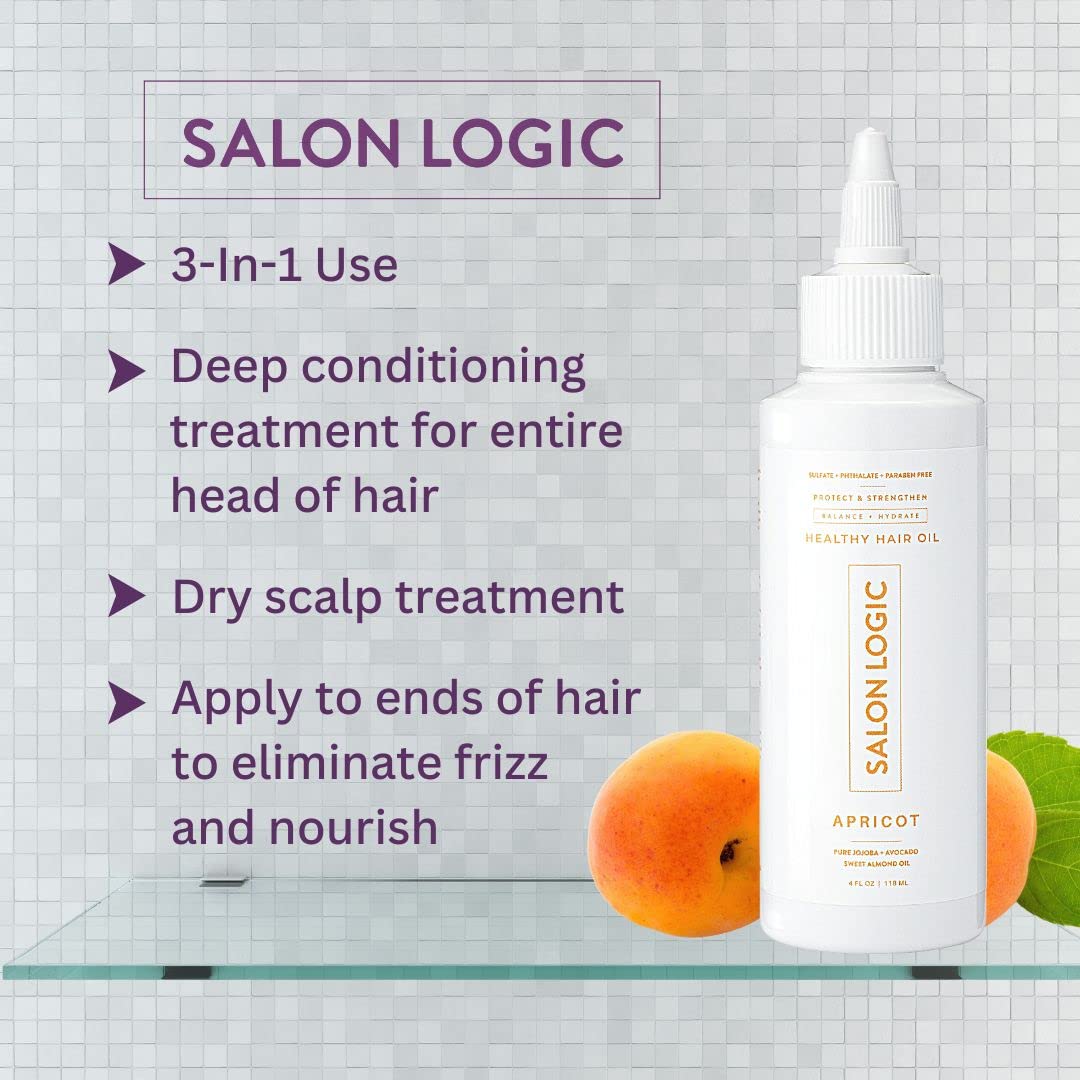 SalonLogic Shampoo, Conditioner, Spray, & Oil Set - Salon Quality, Keratin treatment, Naturally Scented, Hydrating, Moisturizing, Cleansing Treatment Beauty & Personal Care SalonLogic