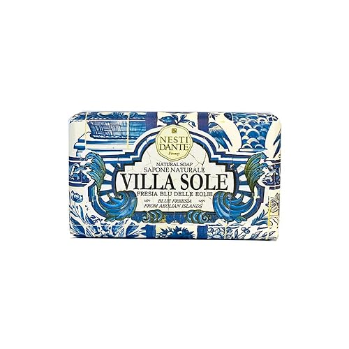 Nesti Dante Villa Sole Blue Freesia Soap 250 gr Beauty & Personal Care Nesti Dante