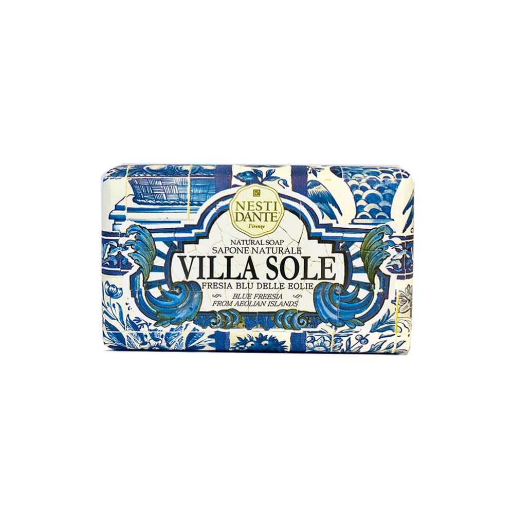 Nesti Dante Villa Sole Blue Freesia Soap 250 gr Beauty & Personal Care Nesti Dante