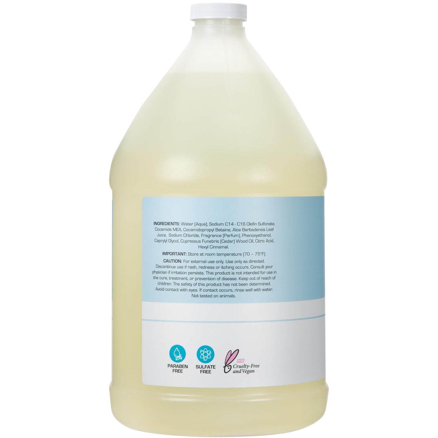 Ginger Lily Farms Club & Fitness Conditioning Liquid Hand Soap Refill, 100% Vegan & Cruelty-Free, Rain Water Scent, 1 Gallon (128 fl oz) Beauty & Personal Care Ginger Lily Farms