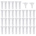 HRLORKC 50Pcs 10ml Empty Lip Gloss Tubes Empty Lip Balm Tubes for DIY Lip Gloss Balm Cosmetic Beauty & Personal Care HRLORKC