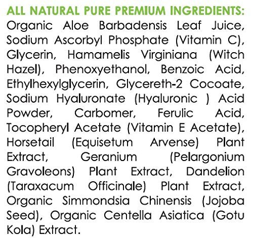 Vitamin C Serum,FOR PROFESSIONAL USE, Advanced Skincare Formula - Ferulic Acid Anti-Wrinkle Anti-Aging Vitamin C Serum with Hyaluronic Acid,Vitamin E Beauty & Personal Care Absolute Earth