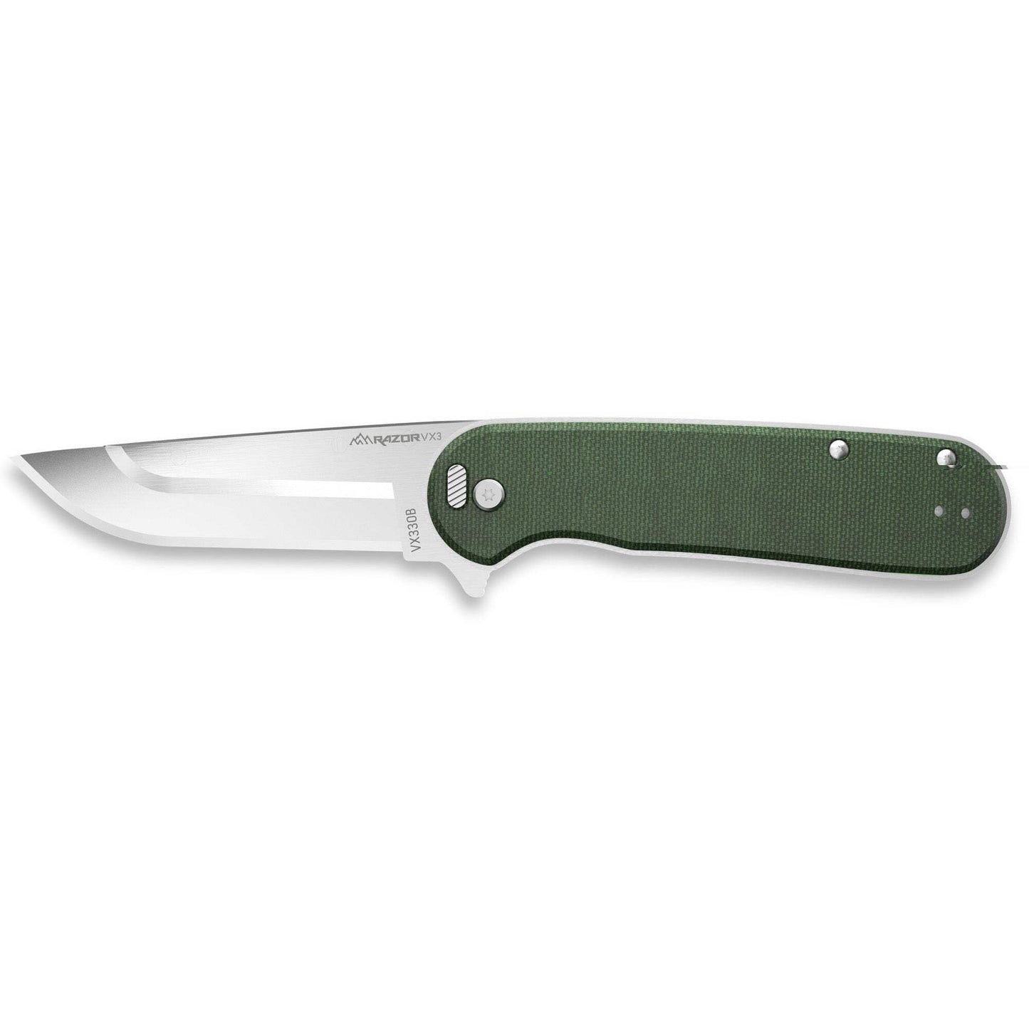OD Edge RAZOR VX3 MICARTA GREEN SS Beauty and Personal Care OUTDOOR EDGE
