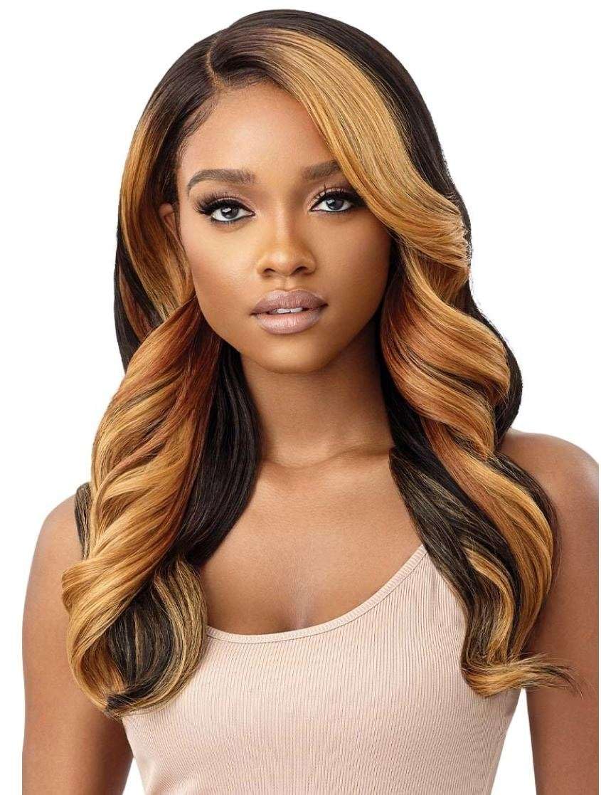 Outre Synthetic Melted Hairline HD Lace Front Wig - BEGONIA (DR RED VELVET)
