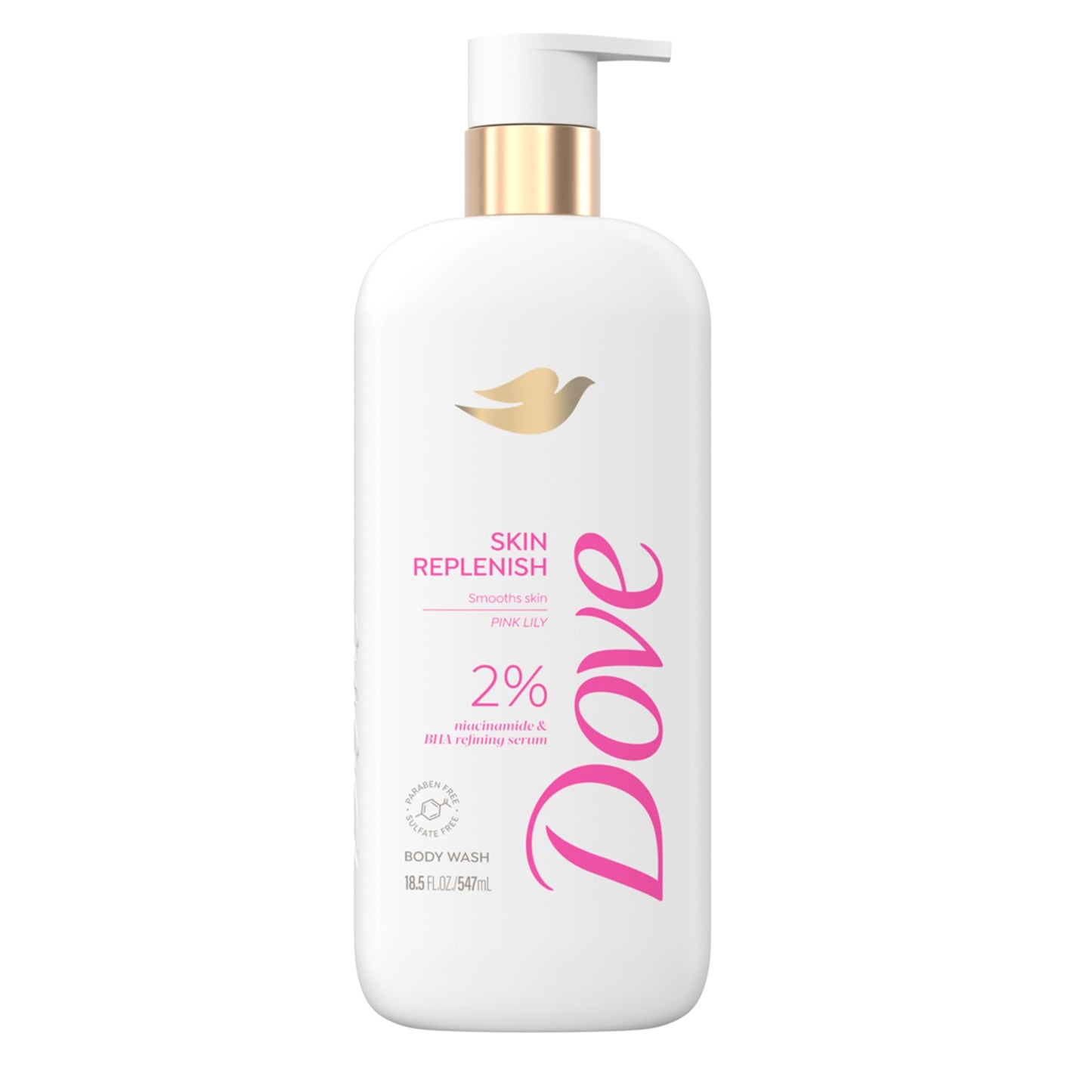 Dove Serum Body Wash Skin Replenish smooths skin with Niacinamide & BHA Serum 18.5 Fl Oz Beauty & Personal Care Dove