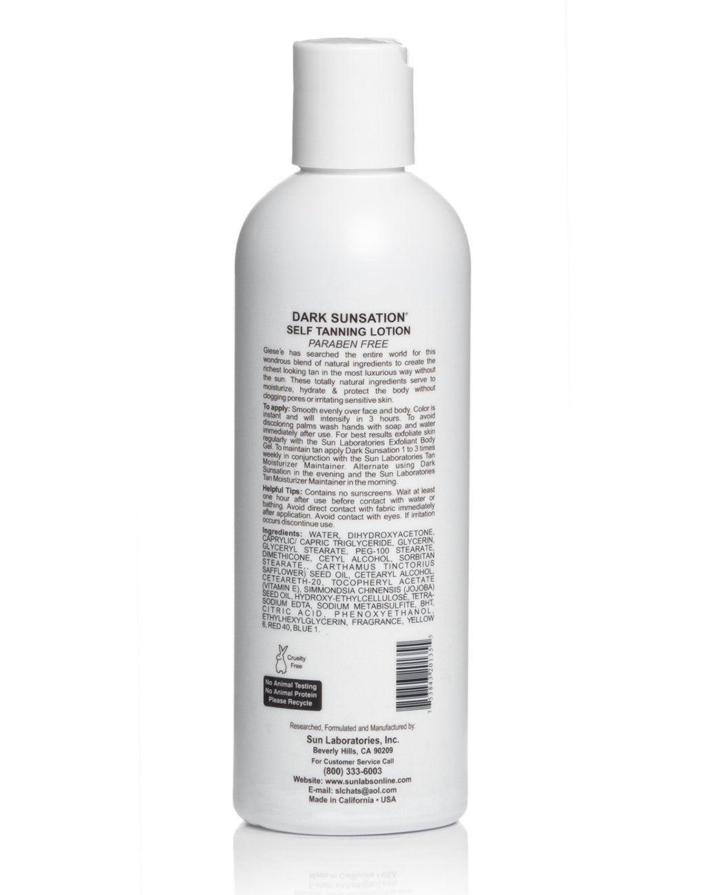 Sun Laboratories By Giesee Dark Sunsation Self-Tanning Lotion for - 2 Pack 8 oz | Ultra Dark Tanning Lotion, Natural Self Tanner, Non-Toxic Tanning Beauty & Personal Care Sun Laboratories by Giesee
