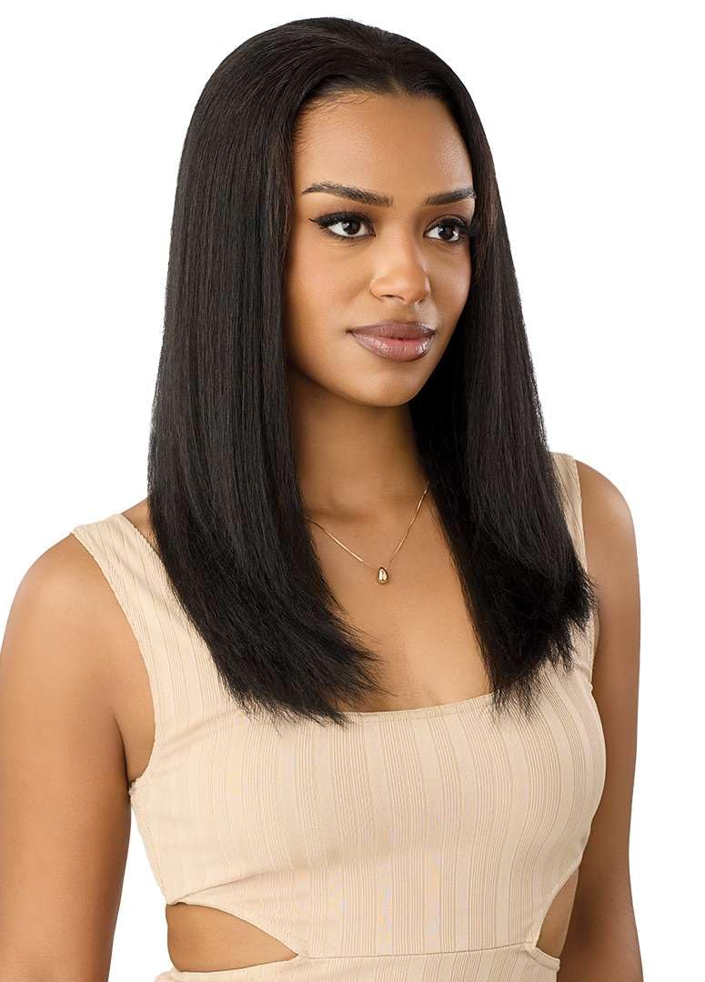 Outre Quick Weave Synthetic Half Wig - Roma 20" (JET BLACK 1)