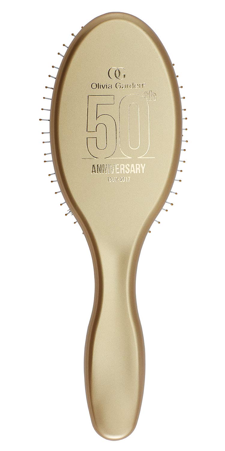 Olivia Garden Ceramic + Ion Supreme Styler Cushion Paddle Brush - Boar & Ionic for Shine, Frizz Control & Smoother Hair - Boar and Ionic Bristles Beauty & Personal Care Olivia Garden