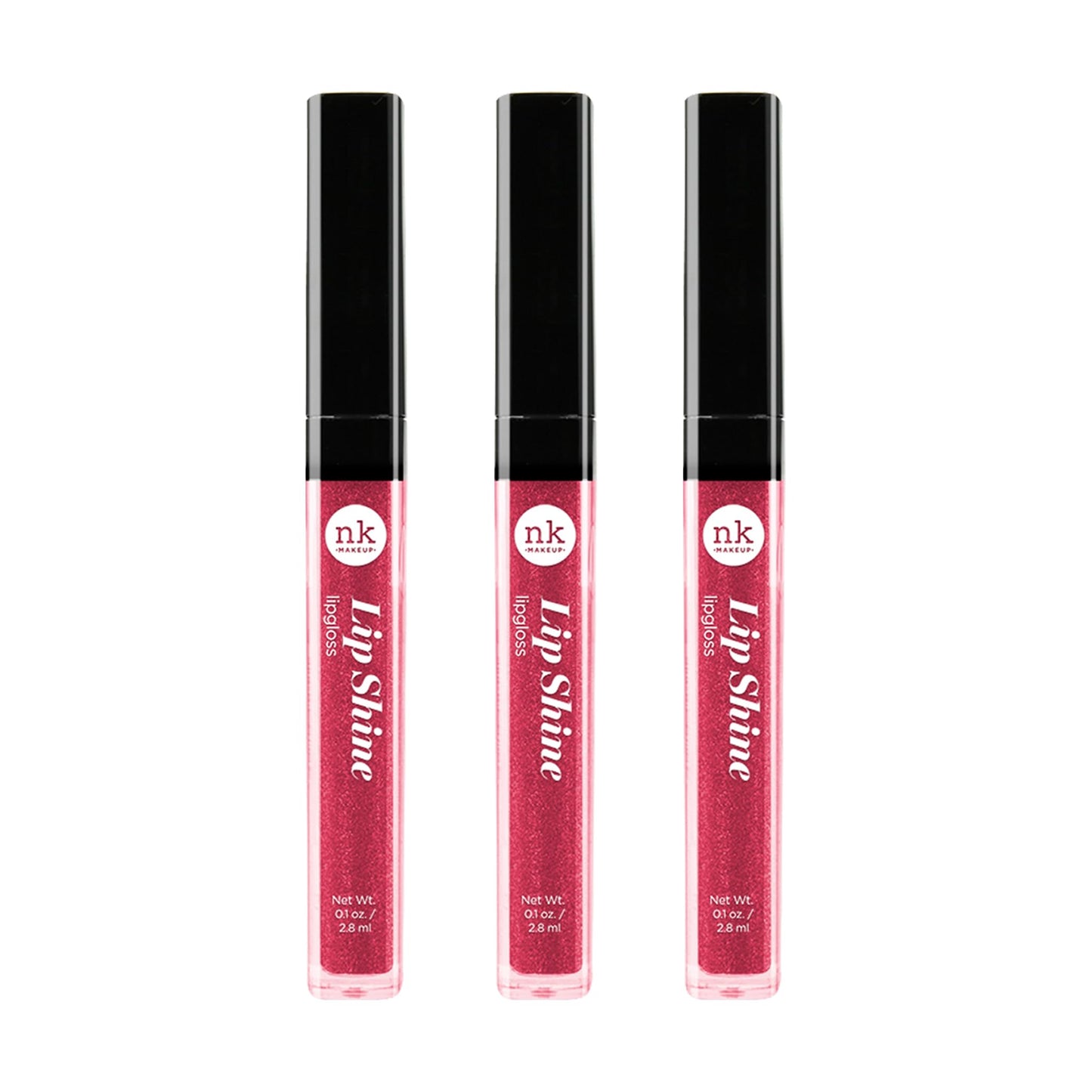 NICKA K NEW YORK Lipshine, Cosmetics, vibrant colors, bright colors, shining lips, lip shine, long lasting (AMZ253) Beauty & Personal Care NICKA K NEW YORK