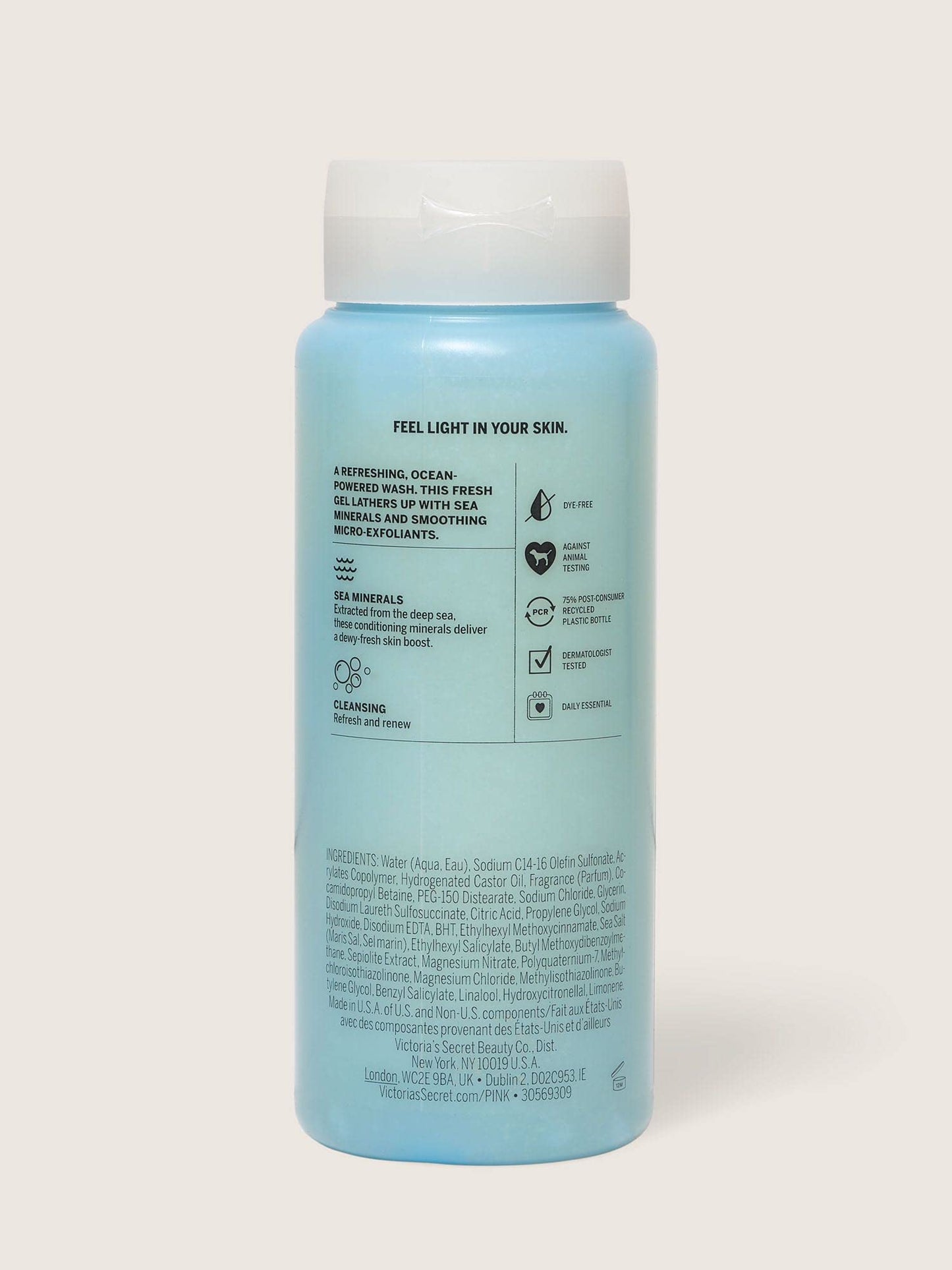 Victoria's Secret Pink Water Refreshing Body Wash with Sea Salt Beauty & Personal Care Victoria's Secret