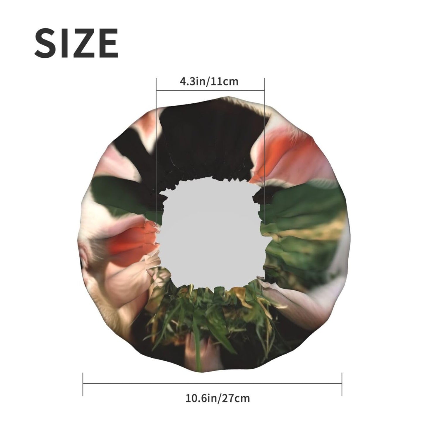Cute Animal Shower Cap for Women Men Large Reusable Shower Bonnet Double-Layer Waterproof Bath Caps Elastic Band Hair Hat for All Hairstyles Beauty and Personal Care BWLHJKE