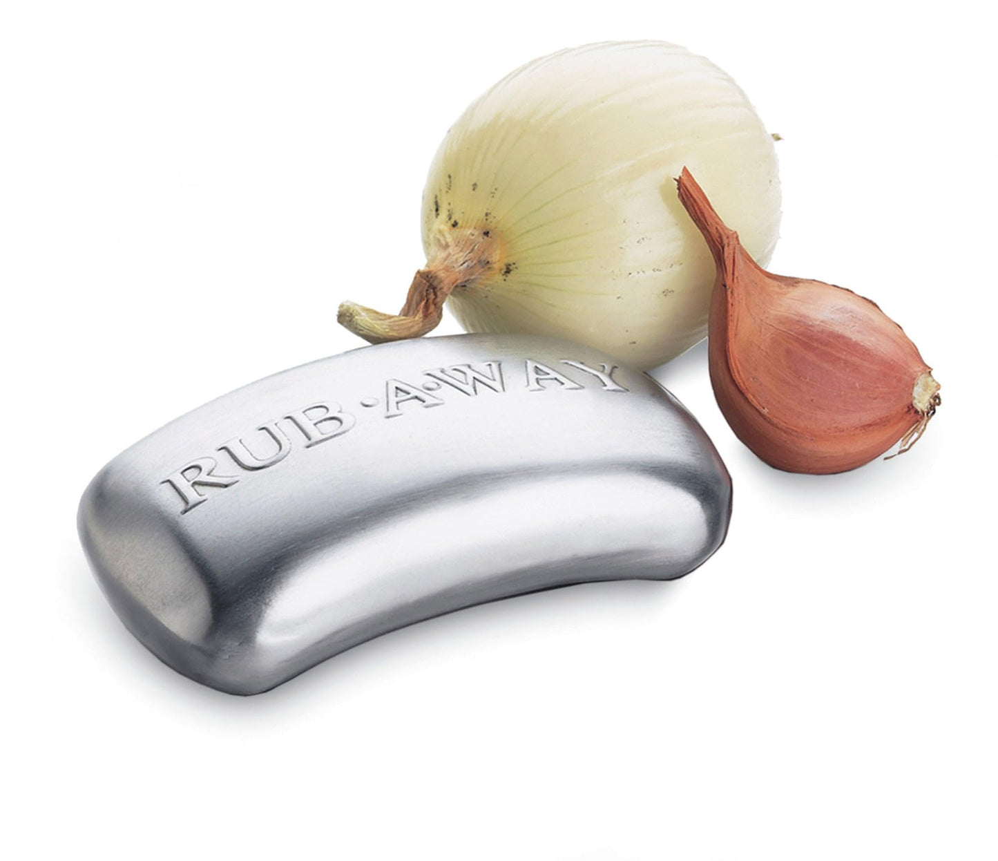 Amco Rub Away Bar, Stainless Steel Odor Absorber (2-Piece) - Dishwasher Safe Kitchen & Outdoor Essential for Garlic, Onion, Fishing, Hiking Odors Beauty & Personal Care Amco