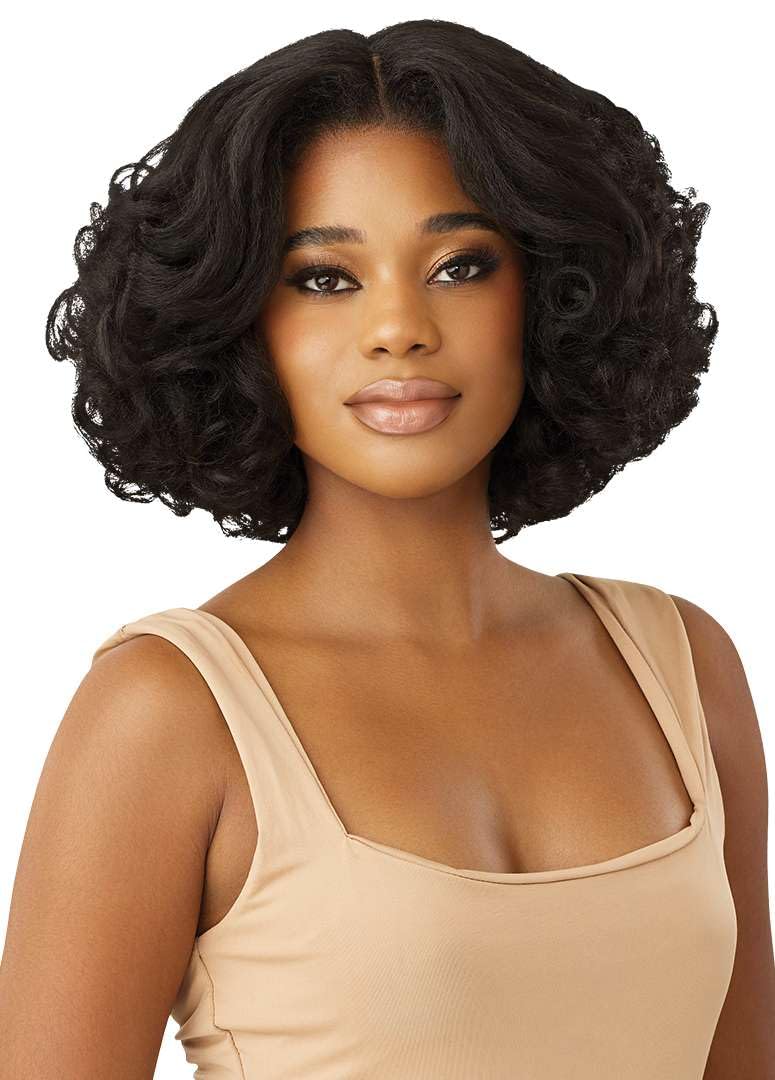 Outre Melted Hairline - Kinky Soft Edges - Kinky Soft 5 (DRST2/AUBURN HONEY)