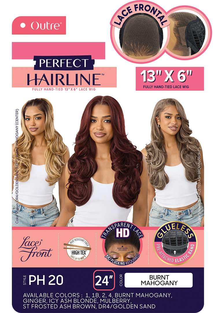 Outre Lace Front Wig - Perfect Hair Line 13X6 - PH 20 (ICY ASH BLONDE)