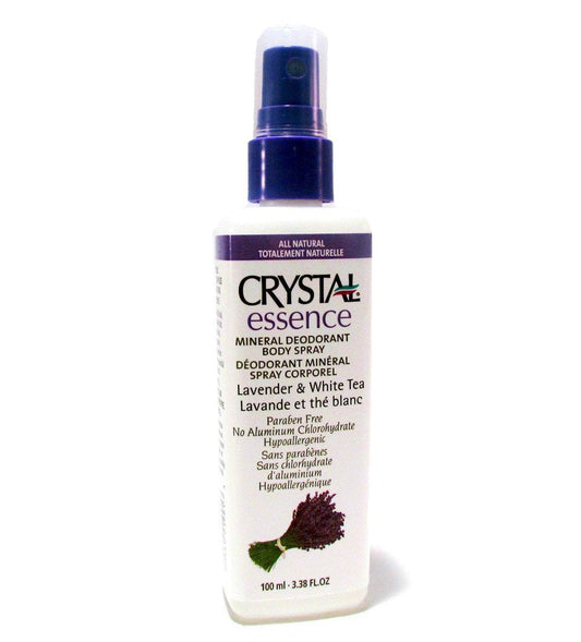 Crystal Deodorant Essence Spray 4oz Lavender & White Tea (6 Pack) Beauty and Personal Care Crystal Essence