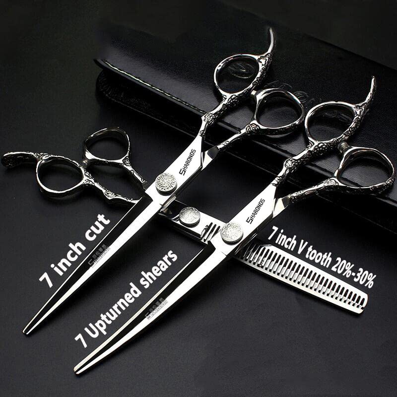 Professional Stainless Steel Hair Clippers for Hairdressers - 6/7/7.5/8/9-inch Sharp Blades (6 inch-4pc) Beauty and Personal Care SHARONDS