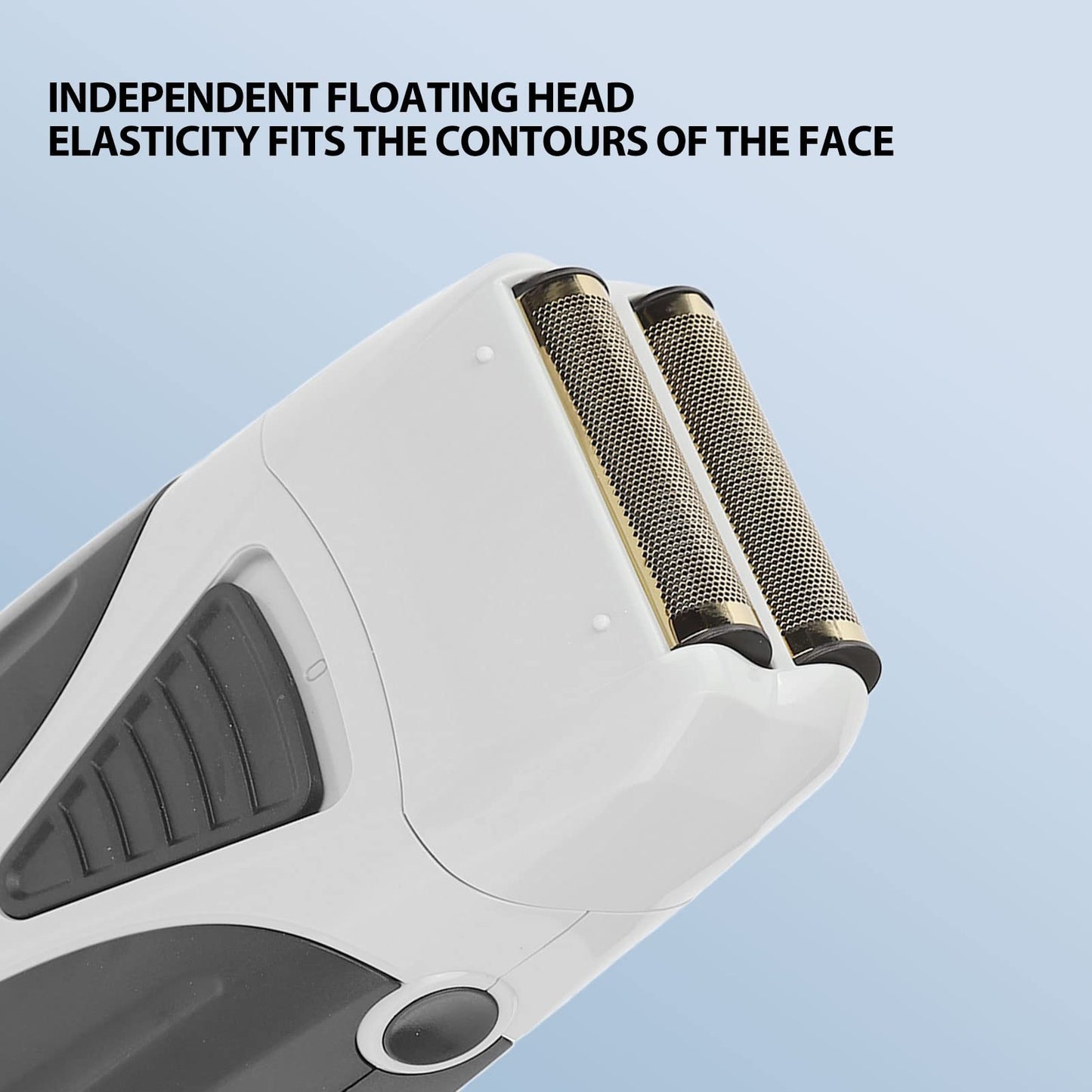 Naroote Hair Grooming Trimmer, Aluminium Alloy Black White Electric Hair Trimmer Detachable for Men for Travel Use Beauty and Personal Care Naroote
