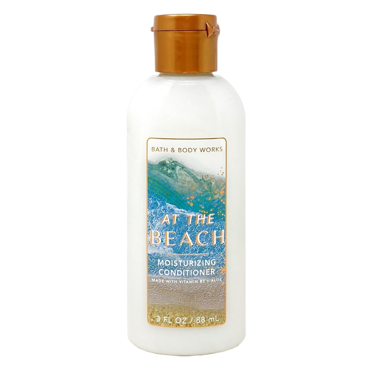 Bath & Body Works At The Beach Mini Hair Care Bundle - Shampoo and Conditioner With a Himalayan Salts Springs Sample Soap. Beauty & Personal Care Bath & Body Works