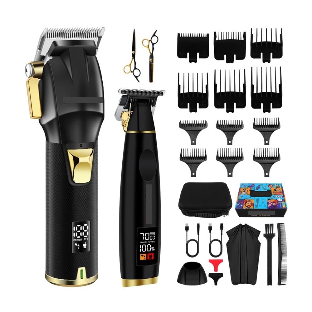 EWKYLSEM Hair Cutting Wireless Adjustable Electric Clipper Men's Professional Rechargeable Beard Trimmer(Gray) Beauty and Personal Care EWKYLSEM