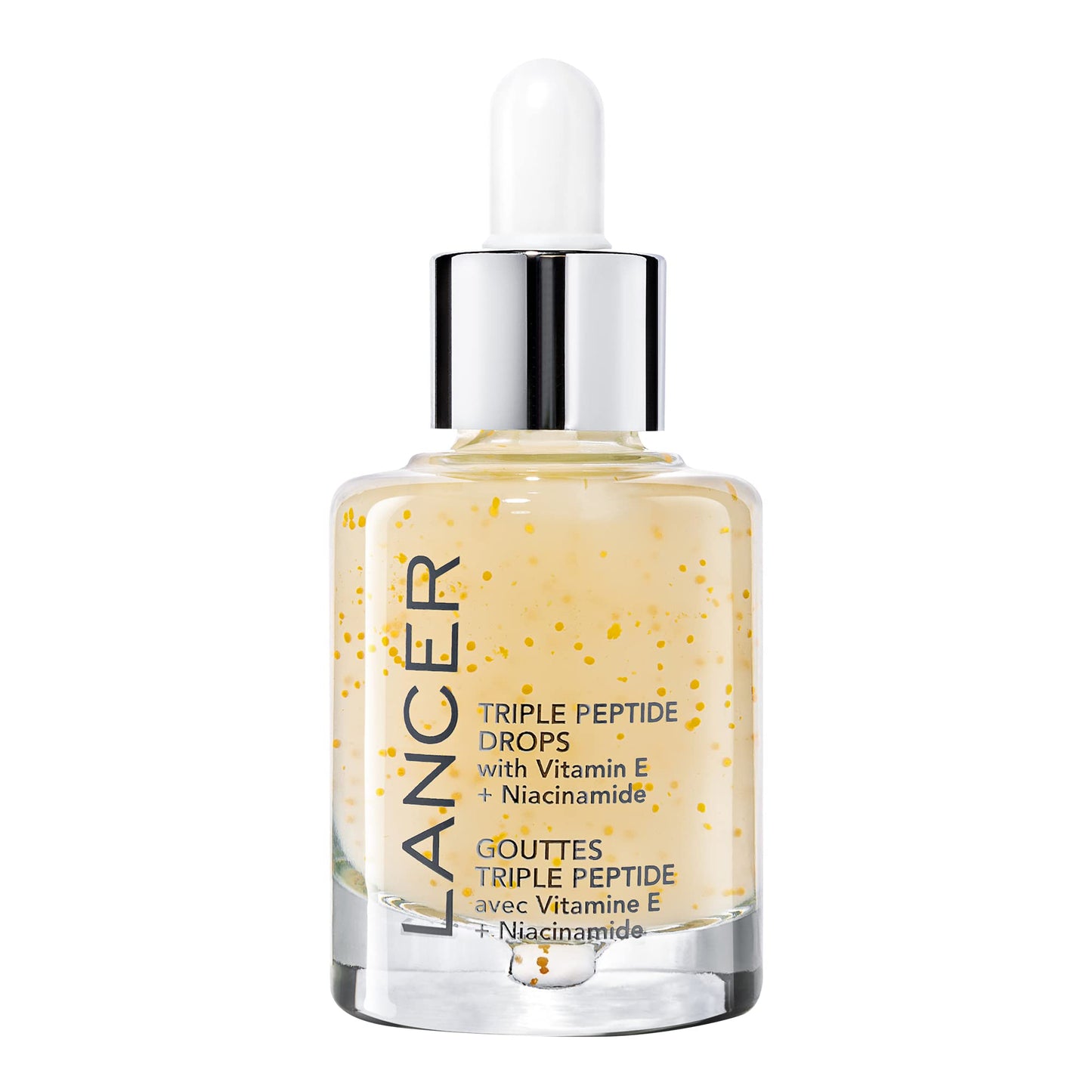 Lancer Skincare | Triple Peptide Drops | Anti Aging Face Serum with Vitamin E and Hyaluronic Acid | Multi Peptide Serum for Firming and Hydration | Beauty & Personal Care Lancer