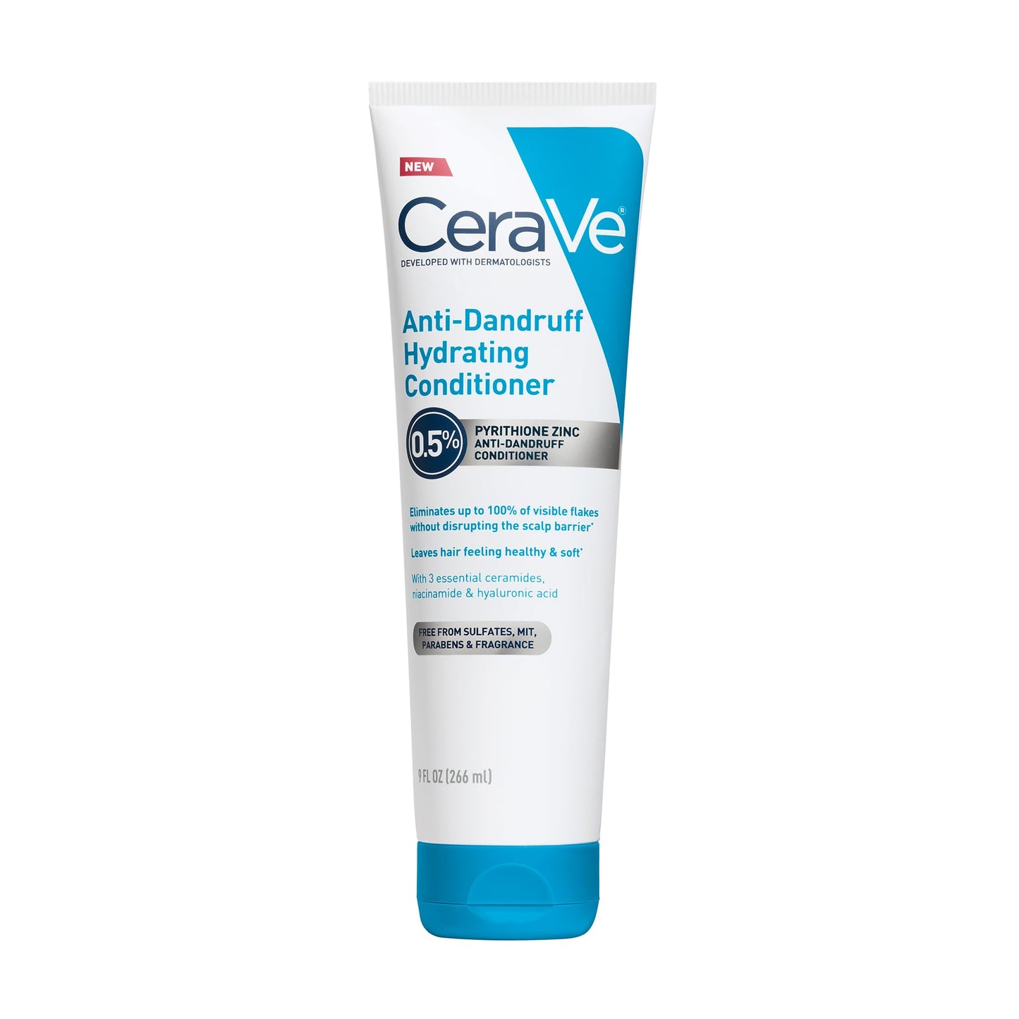 CeraVe Hydrating Anti Dandruff Conditioner, 0.5% Pyrithione Zinc Dandruff Treatment With Ceramides, Hyaluronic Acid & Niacinamide, Helps Eliminate Beauty and Personal Care CeraVe