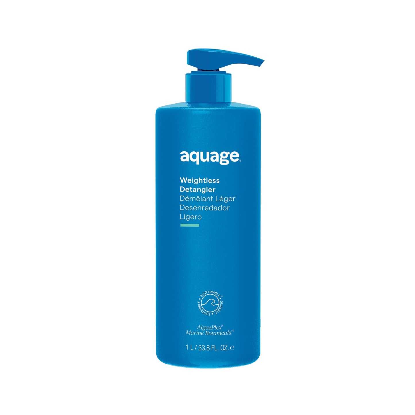 AQUAGE Weightless Detangler, Ultra-Light Conditioner, Hydrates and Restores Moisture Without Weighing Hair Down, Eliminates Tangles, 33.8 oz Beauty & Personal Care Aquage