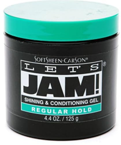 Let's Jam! Shining & Conditioning Gel Regular Hold 4.40 oz (Pack of 6) Beauty & Personal Care Let's Jam