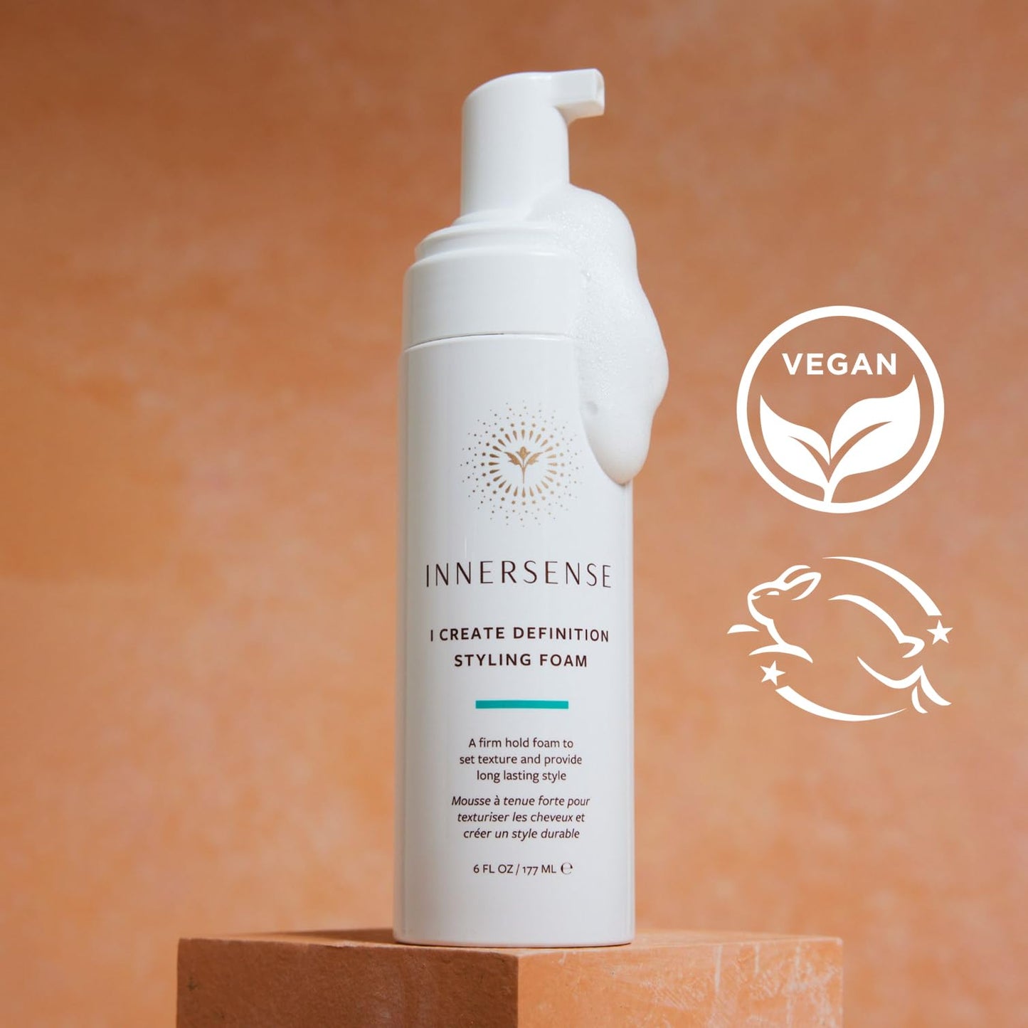 INNERSENSE Organic Beauty - Natural I Create Definition Styling Foam | Clean Haircare For Long-Lasting Curls (6 fl oz | 177 ml) Beauty & Personal Care INNERSENSE