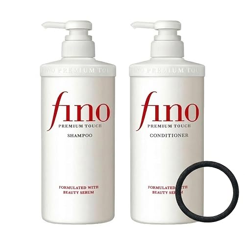 TJ SIGNATURE Fino Premium Touch Shampoo and Conditioner Set - J-Beauty Salon Grade Deep Repair Duo for Dry, Damaged & Frizzy Hair - Includes Exclusive Beauty & Personal Care TJ SIGNATURE