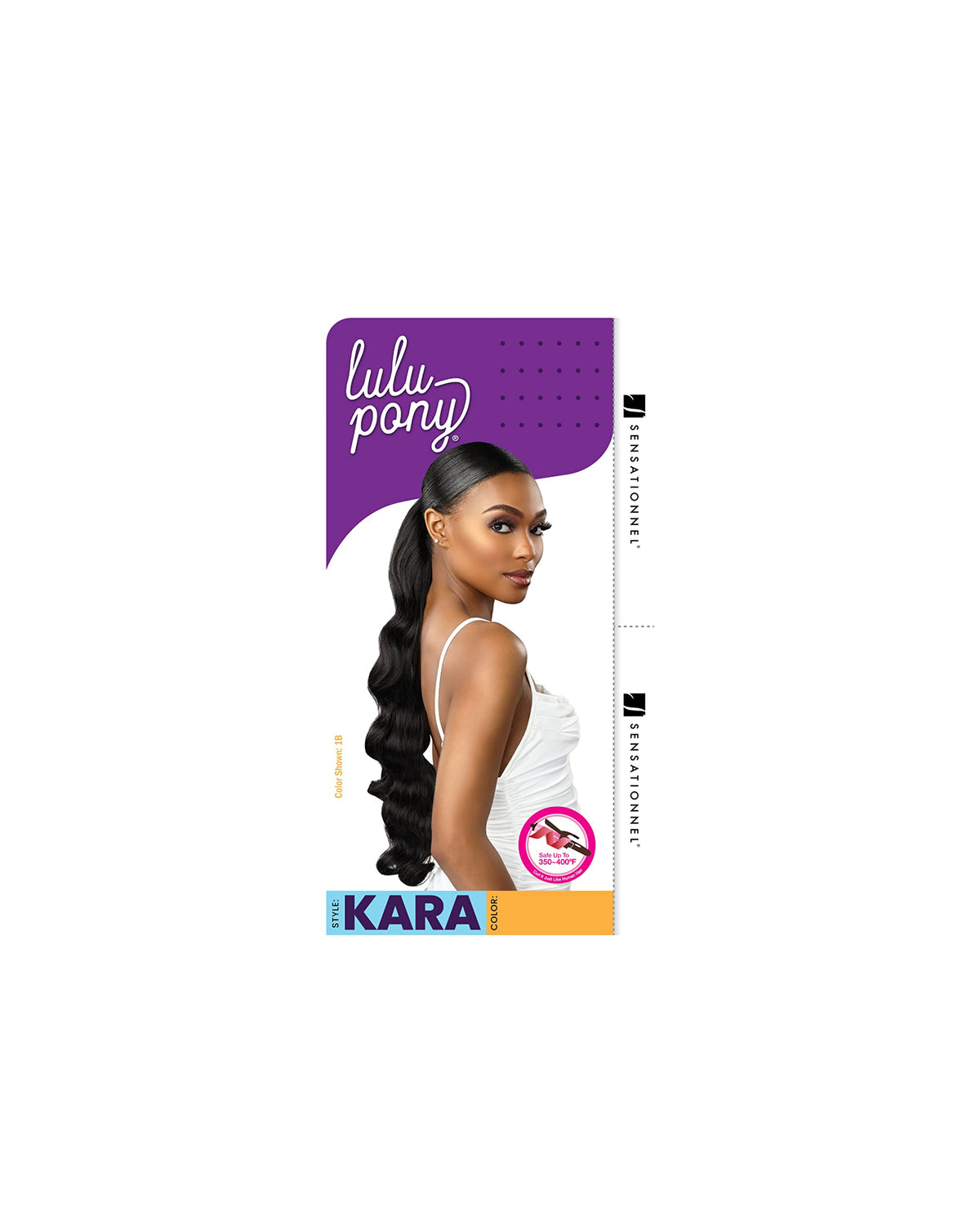 Sensationnel Lulu Pony Synthetic Ponytail - KARA (Color:2 Dark Brown)