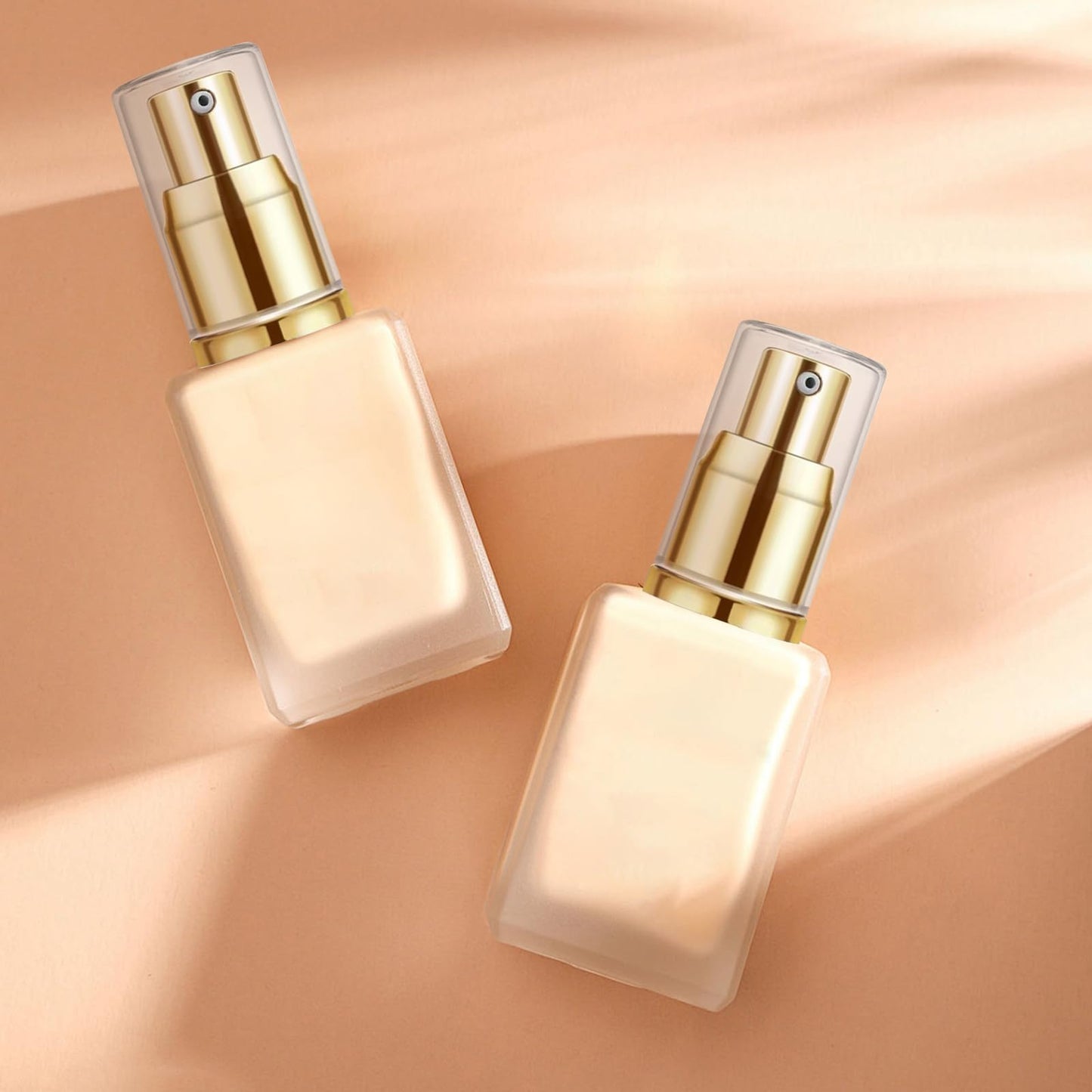Chris.W 2Pack Foundation Pump Fit for Estee Lauder Double Wear Foundation DW Replacement Pump(Gold) Beauty & Personal Care Chris.W