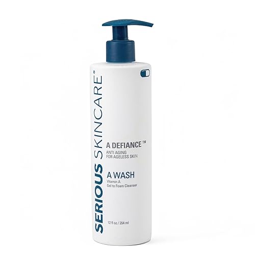 Serious Skincare - Gentle Cleansing and Exfoliating Retinol Facial Wash - Skin Hydrating Gel to Foam Cleanser - Clarify Pores - Removes Makeup, Oil Beauty & Personal Care Serious Skincare