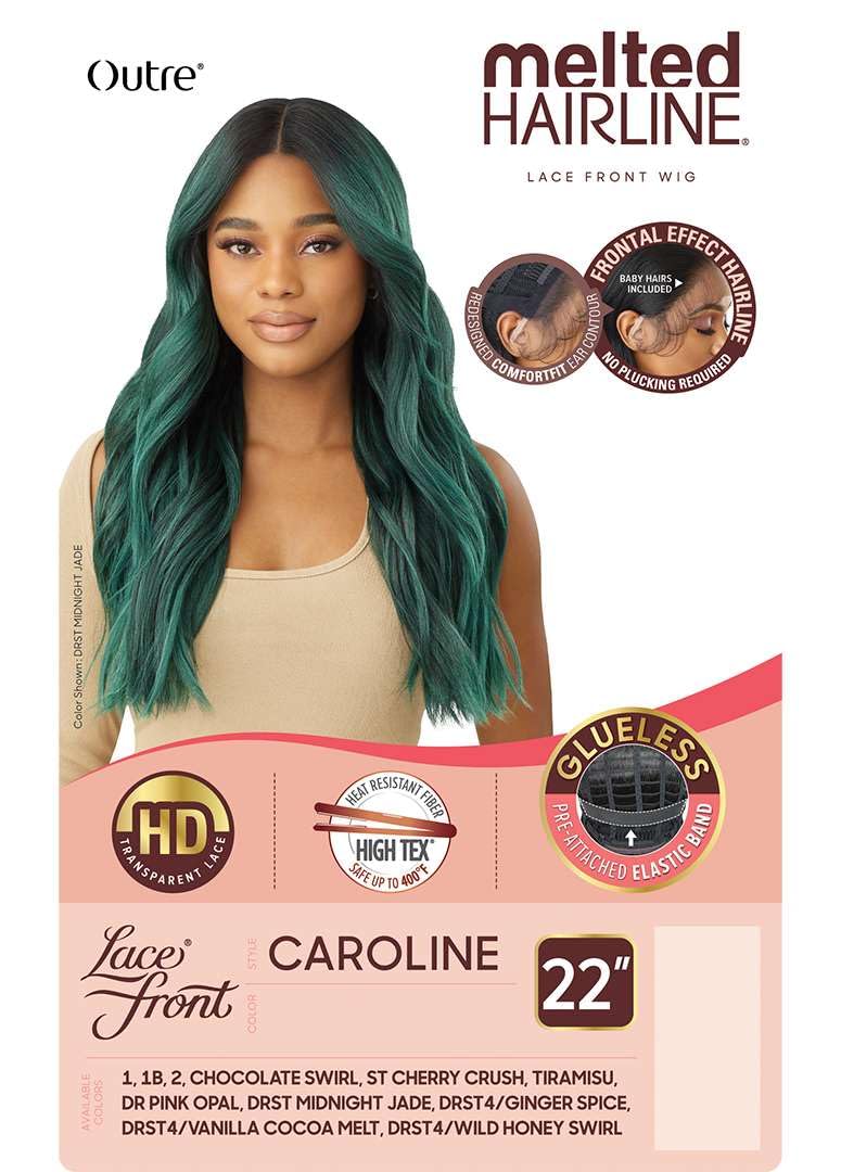 Outre Lace Front Wig - Melted Hairline - Caroline (DRST4/WILD HONEY SWIRL)
