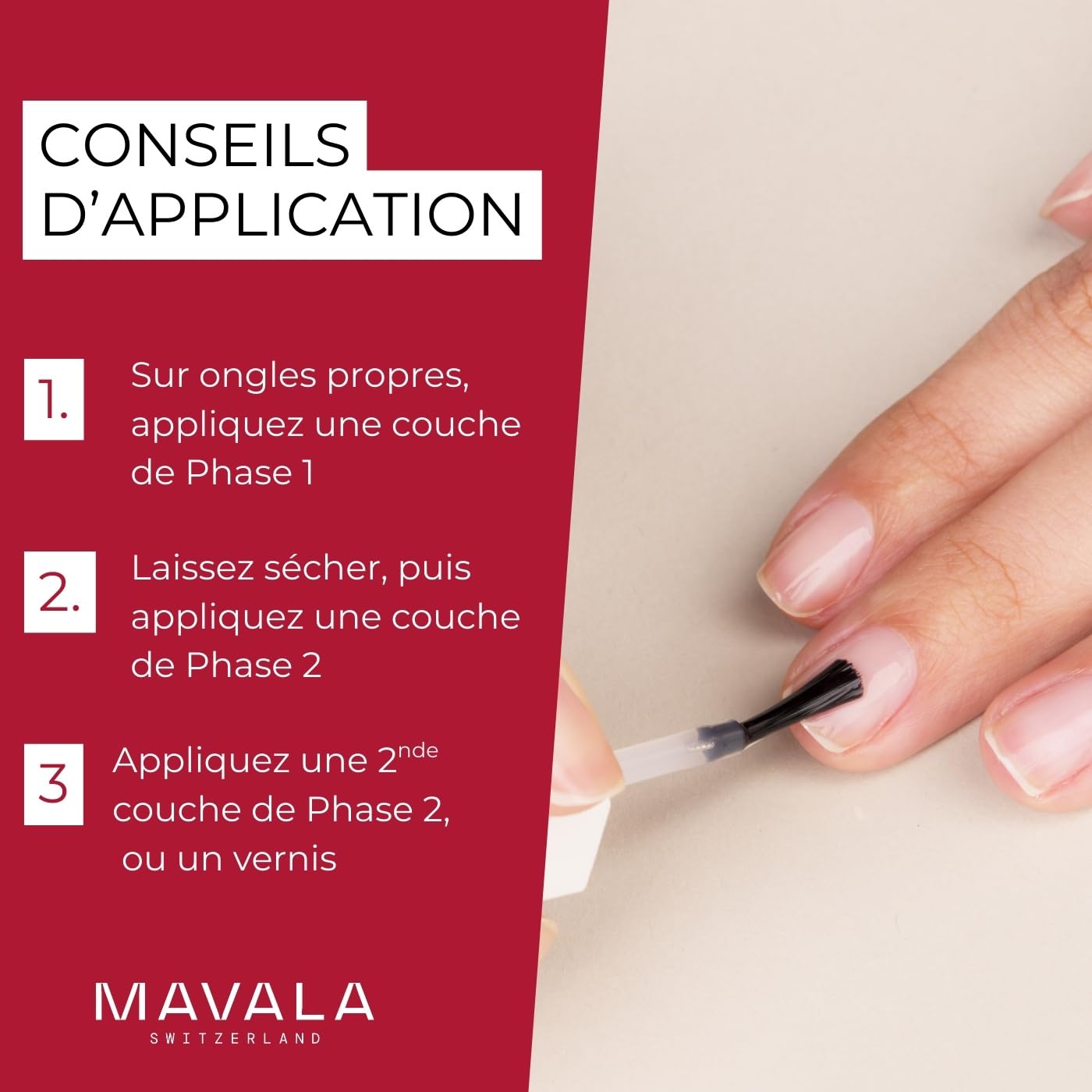 Mavala Nail Shield, 2 Count, Phase 1 & 2, Clear Nail Polish Top Coat, Nail Strengthener, Nail Growth & Nail Hardener Treatment, Nail Care and Repair Beauty & Personal Care MAVALA