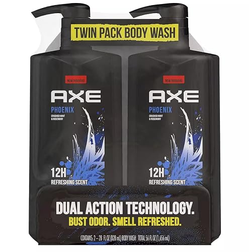 AXE Holiday Gift Bag for Men, Phoenix (28-Ounce, Pack of 2) Beauty & Personal Care AXE