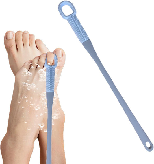 FAFOUR Toe Cleaning Brush, Silicone Bristles Foot Brush, Comfortable Silicone Bristles Toe Brush, Clean Dirt Between Toes, for Shower with Long Handle Beauty and Personal Care FAFOUR