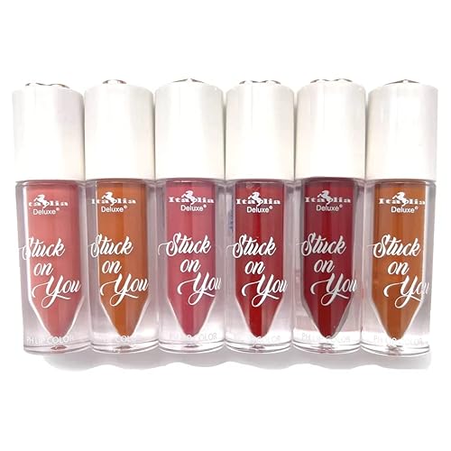Italia Deluxe STUCK ON YOU PH LIP COLOR 6 Piece Set Lasts All Day, 0.1058 Ounce Beauty & Personal Care Italia Deluxe