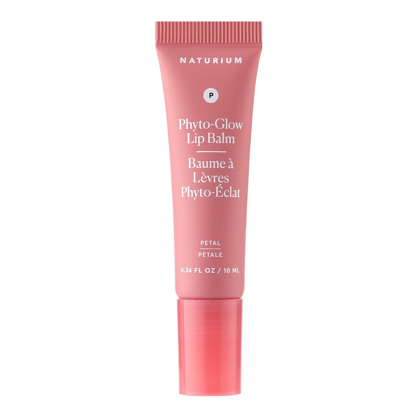 Naturium Phyto-Glow Lip Balm, Hydrating Lip Care with a Glossy Finish, 0.34 oz Petal Beauty & Personal Care Naturium
