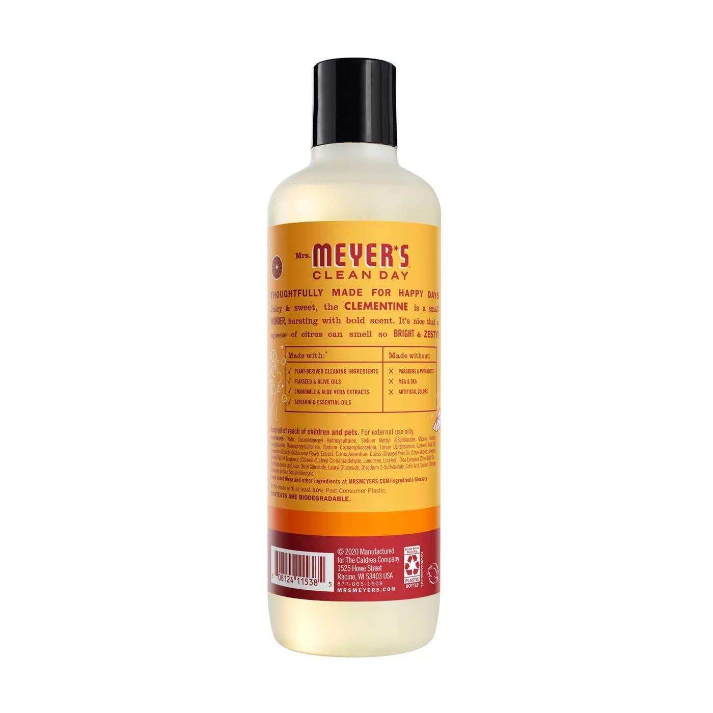 MRS. MEYER'S CLEAN DAY Body Wash, Clementine, 16 OZ Beauty & Personal Care SC Johnson